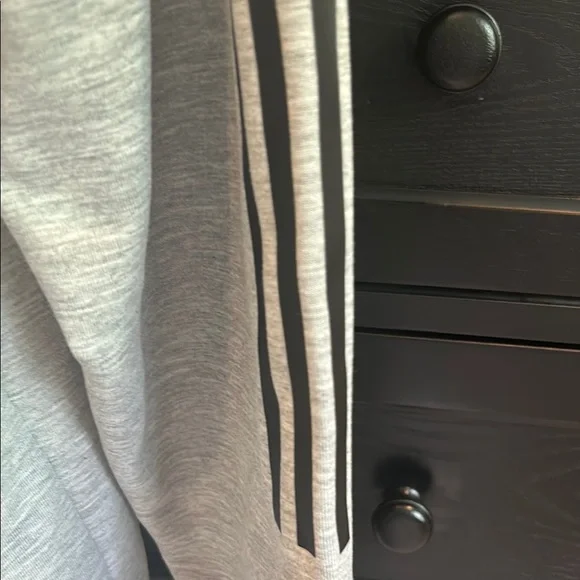 Adidas Gray and Black Logo Hoodie - Picture 4 of 5